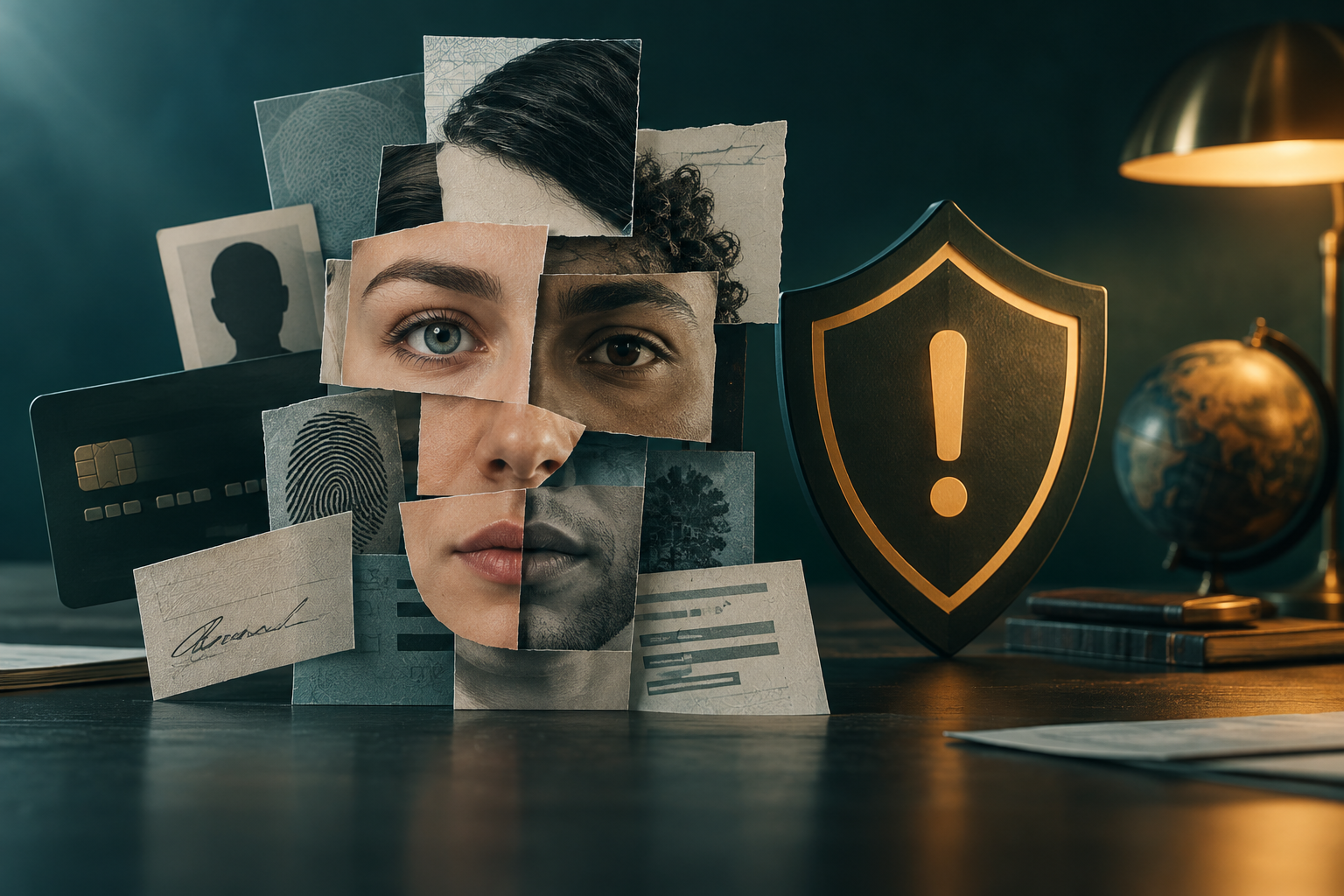 Synthetic Identity Fraud: Why It's Hard to Catch — editorial illustration